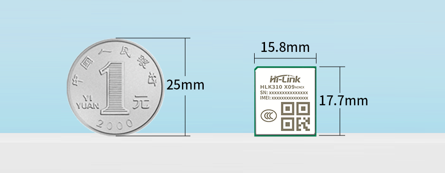 新品| HLK310 4G Cat1透传