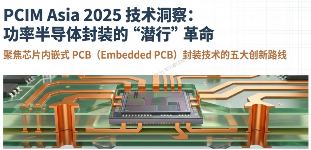 PCIM Asic2025前瞻技术洞察：5大嵌埋封装技术流派纵览